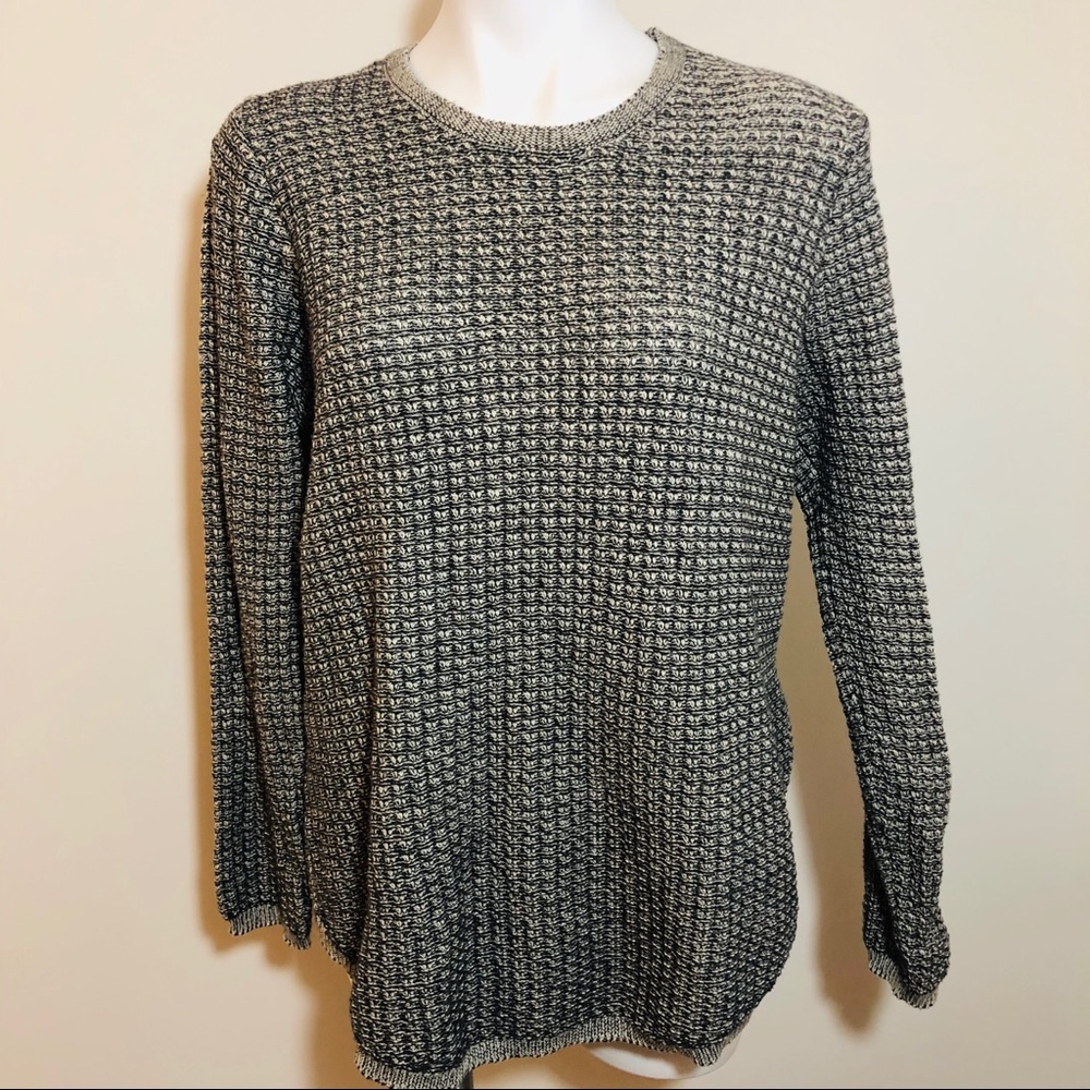 5/$25 Jeanne Pierre Gray Waffle Knit Sweater XL